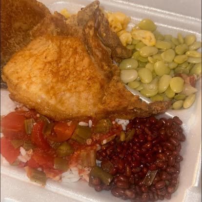 A packed to-go plate
